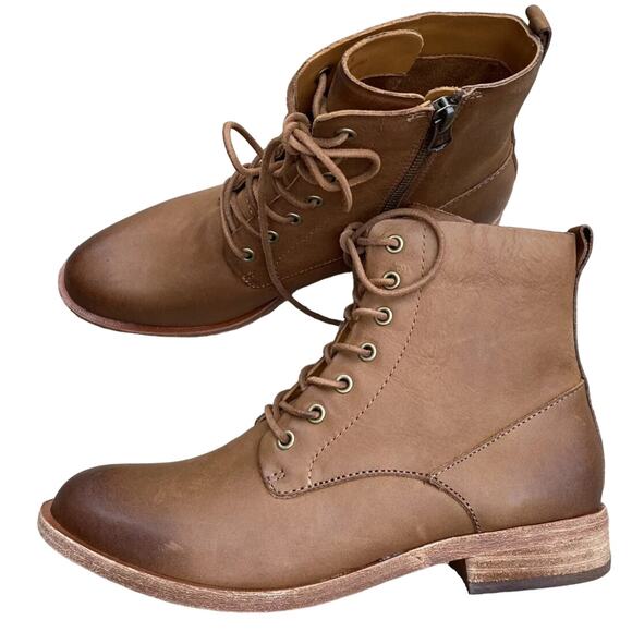 Kork Ease Violeta Bootie - Chic Lace-Up Walker Women's Size 8.5 M Brown Terra - Picture 2 of 8